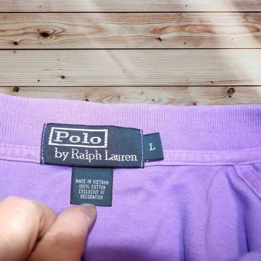 Polo By Ralp Lauren Purple Polo Size Large